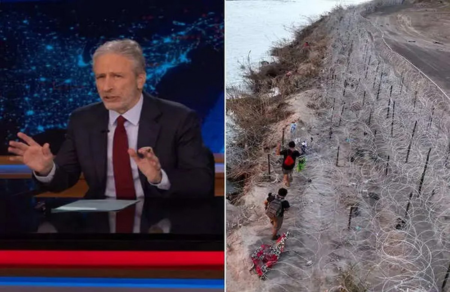 Jon Stewart's Critique of Border Policies